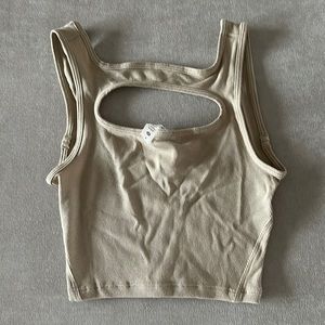 Lululemon Ribbed Tank - Trench Size 0